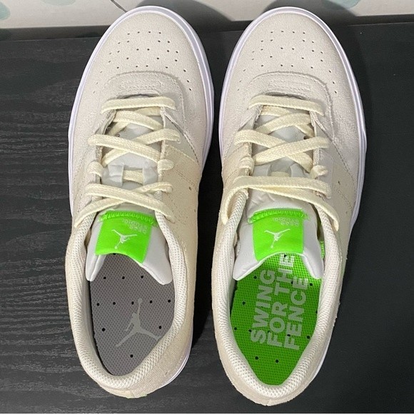 Jordan Series .05 White/Phantom/Green Strike Dear Studio Low Top Sneakers - Picture 6 of 11